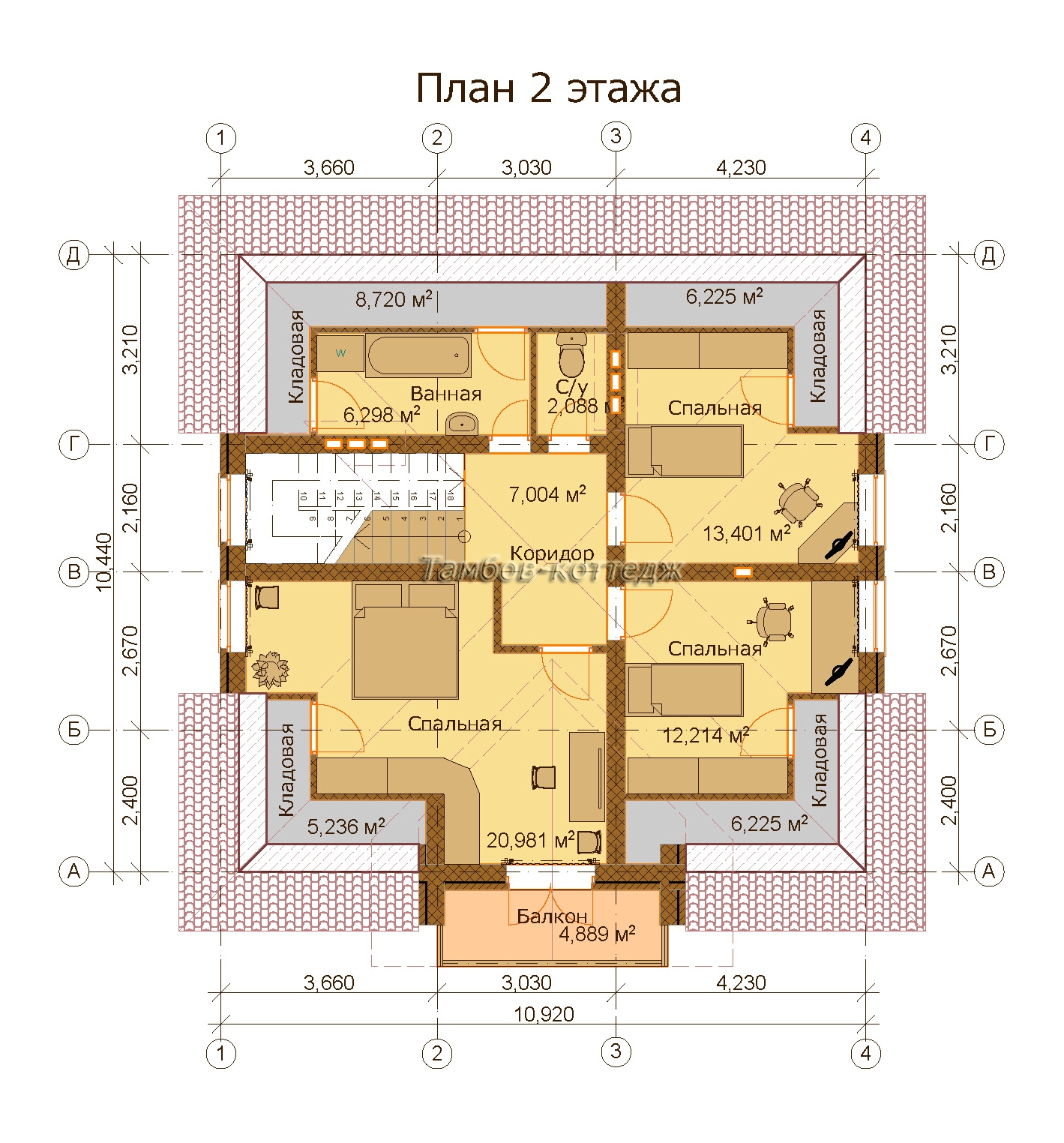 Проект дома площадью 164 м2, фото, описание - заказать в Тамбове